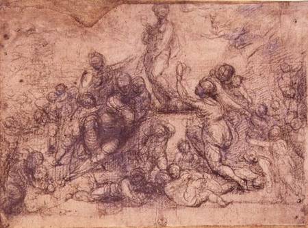 The Adoration of Venus (chalk on paper) de Fra Bartolommeo