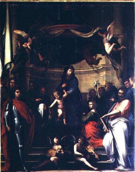 The Mystic Marriage of St. Catherine of Siena de Fra Bartolommeo