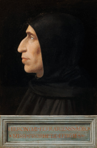 Portrait of Savonarola (panel) de Fra Bartolommeo
