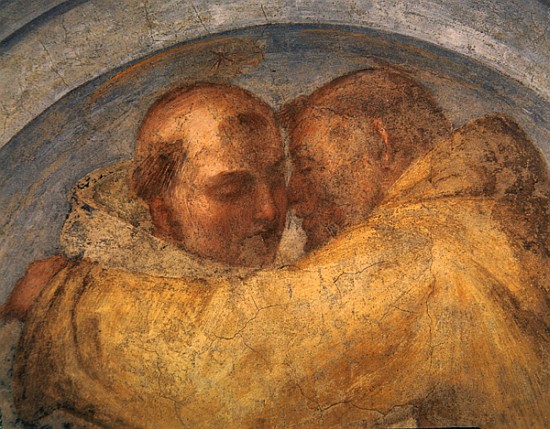 The meeting of St Francis and St Dominic de Fra Bartolommeo