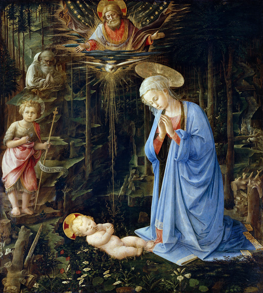 The Adoration in the Forest de Fra Filippo Lippi