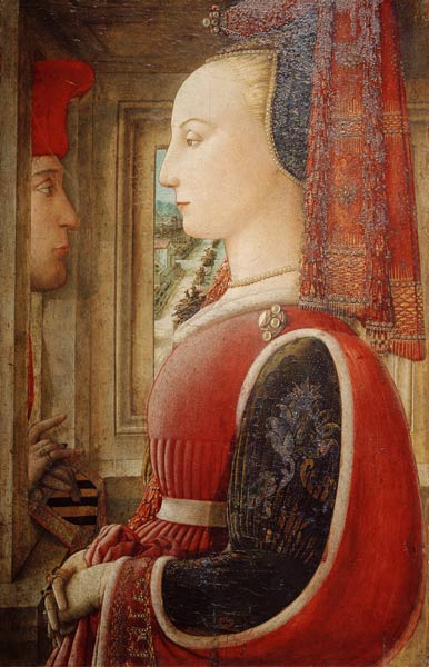 A Man and a Woman at a Casement de Fra Filippo Lippi