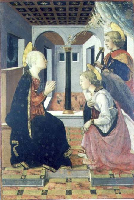 The Annunciation with St. Julian (panel) de Fra Filippo Lippi