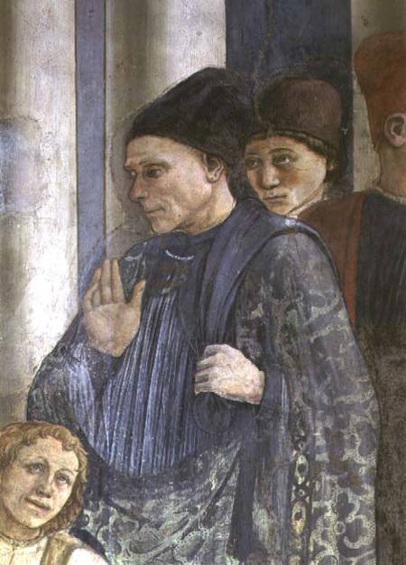 The Celebration of the Relics of St. Stephen (detail) 1452-66 (fresco) de Fra Filippo Lippi