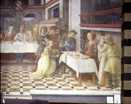The Feast of Herod (fresco) de Fra Filippo Lippi