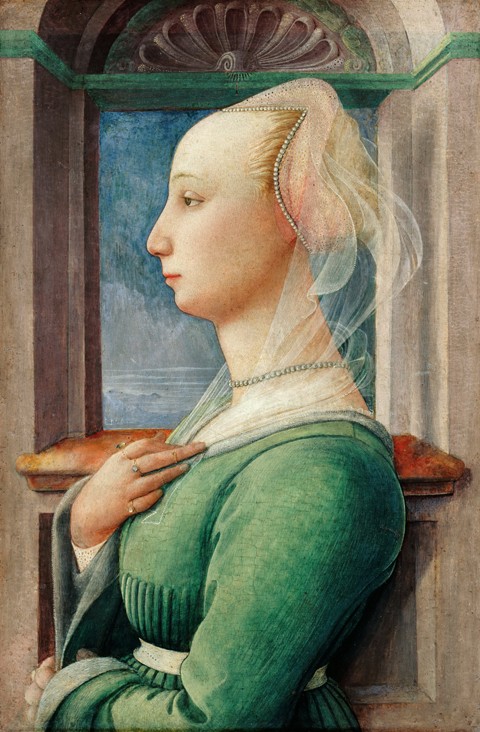 Profile Portrait of a Young Woman de Fra Filippo Lippi