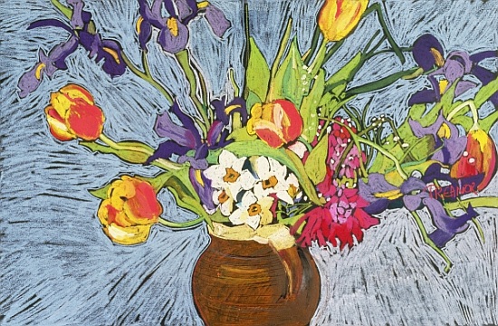 Spring Flowers de  Frances  Treanor