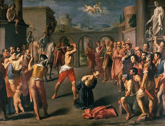 The Martyrdom of St.Paul de Franceschino Carracci