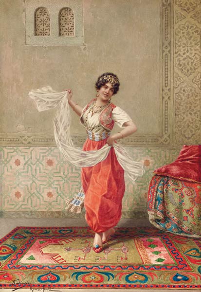 Orientalische Tänzerin. de Francesco Ballesio