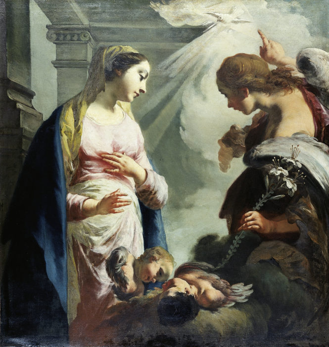 The Annunciation de Francesco Capella gen. Il Daggiù
