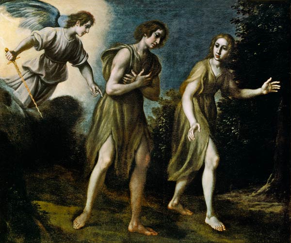 The Expulsion of Adam and Eve from Paradise de Francesco Curradi