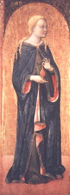 St. Mary Magdalene (tempera on panel) de Francesco de' Franceschi