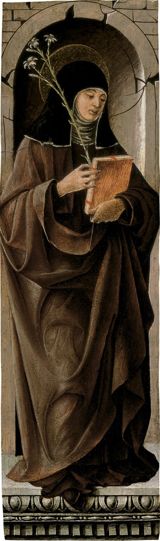 Saint Clare de Francesco del Cossa
