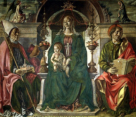 The Virgin and Saints de Francesco del Cossa