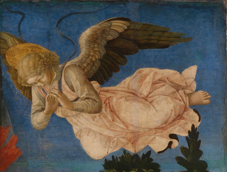 Angel (Panel of the Pistoia Santa Trinità Altarpiece) de Francesco di Stefano Pesellino