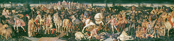 Der Triumph von David und Saul, c. 1445-55 de Francesco di Stefano Pesellino
