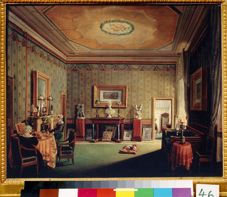 Reception Room in the Barbieri House de Francesco Diofebi