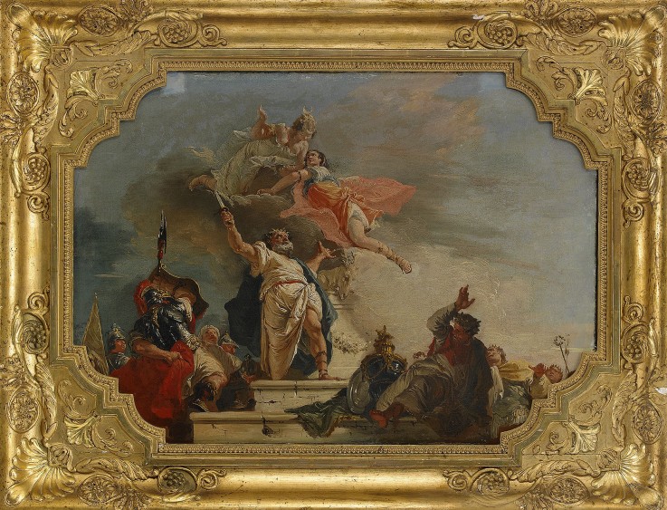 The Sacrifice of Iphigenia de Francesco Fontebasso