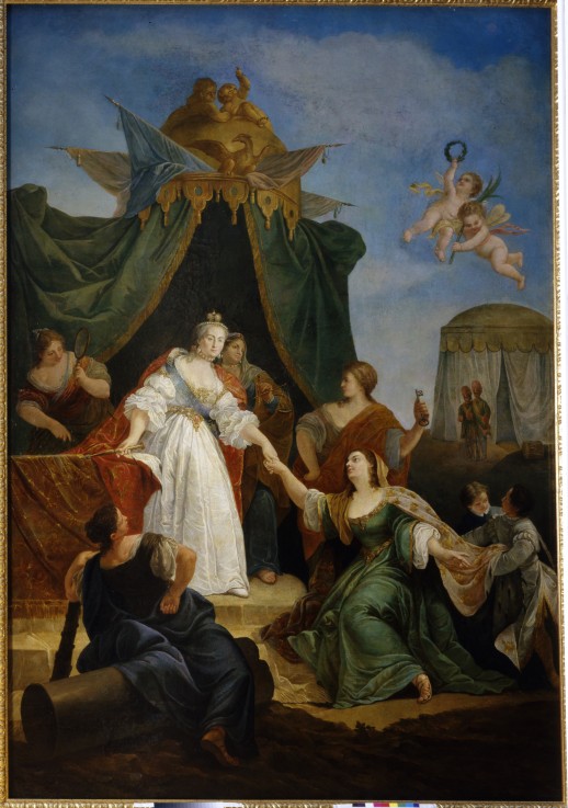 The Accession to the throne of Catherine II de Francesco Fontebasso