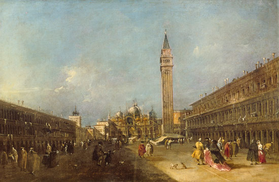 Piazza San Marco. de Francesco Guardi