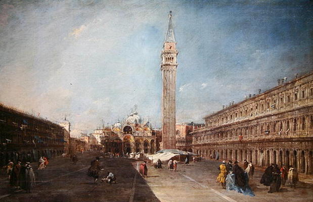Piazza San Marco (oil on canvas) de Francesco Guardi