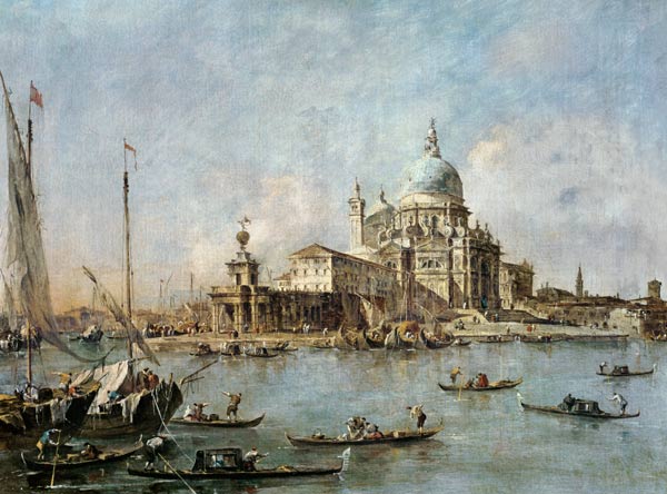 Santa Maria della Salute en Venecia de Francesco Guardi