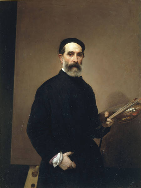Francesco Hayez / Self-Portr./ 1862 de Francesco Hayez