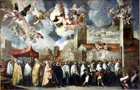 Procession of the Relics of the Holy Brescian Bishops de Francesco Maffei
