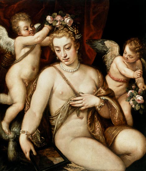 F.Montemezzano / Venus with Amorettes de Francesco Montemezzano
