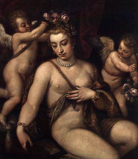 Venus and Cherubs de Francesco Montemezzano