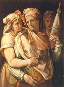 Die drei Parzen. de Francesco Salviati