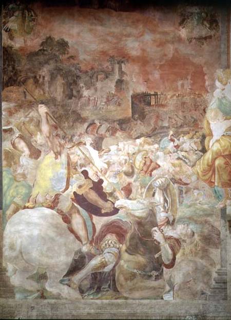 The Rout of the Volsci, from the Sala dell'Udienza de Francesco Salviati