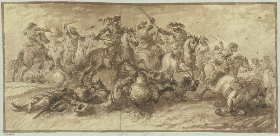 Equestrian combat de Francesco Simonini
