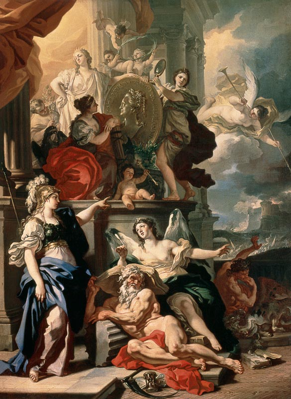 Allegory of a Reign de Francesco Solimena