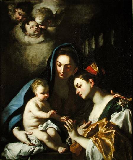 The Mystic Marriage of St. Catherine de Francesco Solimena