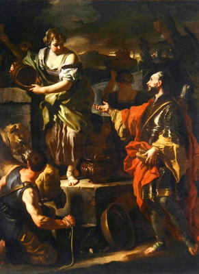 Rebecca and the Servant of Abraham, c.1710 (oil on canvas) de Francesco Solimena