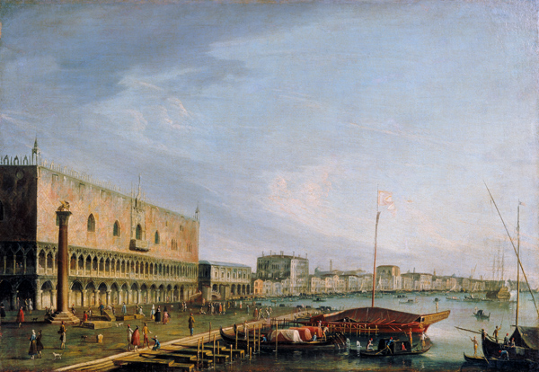 View of the St. Mark's Square with the Doges palace in Venice de Francesco Tironi