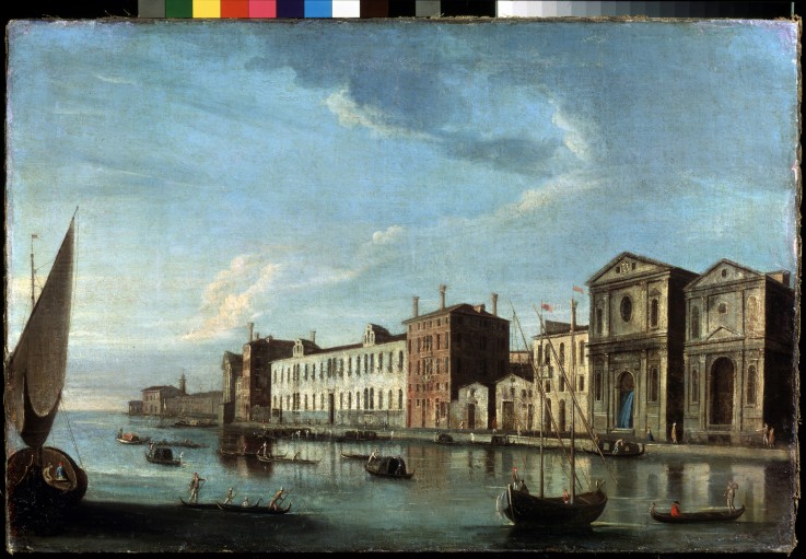 View of Santo Spirito and Zattere in Venice de Francesco Tironi