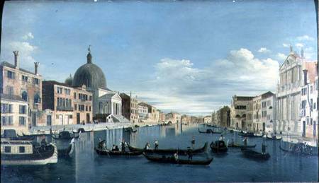 The Grand Canal, Venice with San Simeon Piccolo de Francesco Tironi