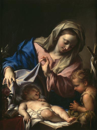Maria mit dem Kinde und dem kleinen Johannes de Francesco Trevisani