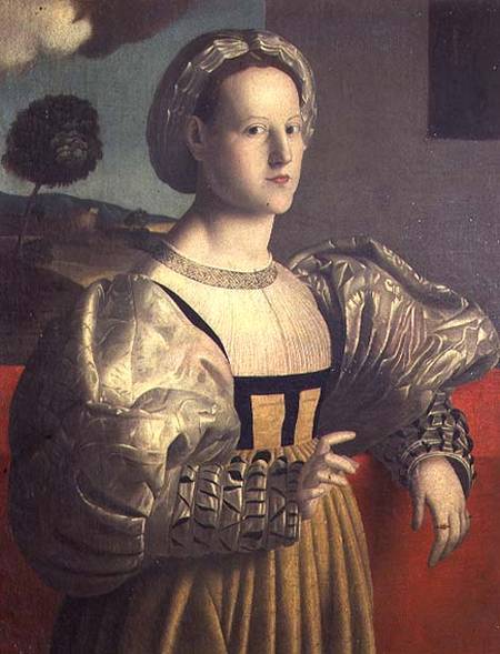 Retrato de una dama de Francesco Ubertini Verdi Bachiacca