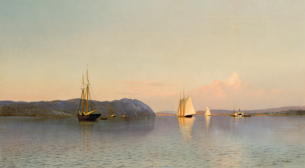 Late Afternoon, Haverstraw Bay de Francis Augustus Silva