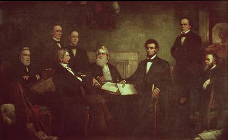 The First Reading of the Emancipation Proclamation de Francis Bicknell Carpenter
