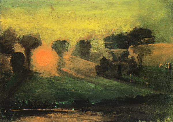 Sunset through Trees de Francis Danby