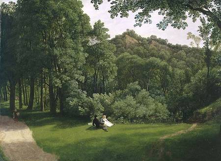 View of Blaise Castle Woods de Francis Danby