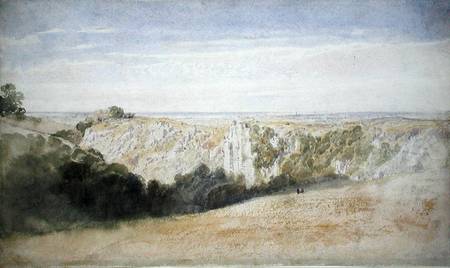 View near the Cheddar Gorge de Francis Danby