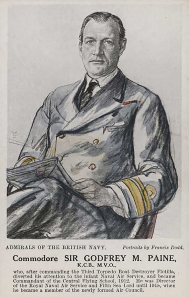 Commodore Sir Godfrey M Paine de Francis Dodd