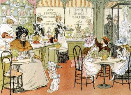The Tea Shop, from 'The Book of Shops' de Francis Donkin Bedford
