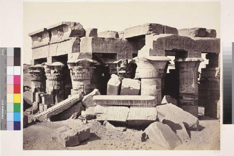 Der Tempel von Kom Ombo in Oberägypten de Francis Frith