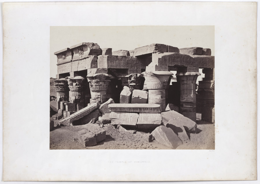 Temple of Kom Ombo in Upper Egypt de Francis Frith